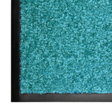 Vidaxl DOORMAT lavable 90x150 cm cyan - afbeelding 3