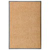 Vidaxl DOORMAT LAVABLE 60X90 CM CRAME