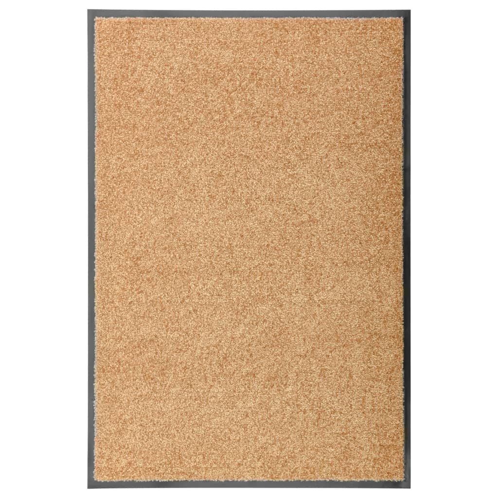 Vidaxl DOORMAT LAVABLE 60X90 CM CRAME