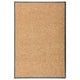 Vidaxl DOORMAT LAVABLE 60X90 CM CRAME