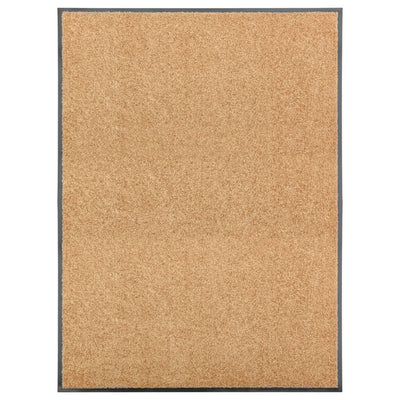 Vidaxl DOORMAT LAVABLE 90X120 CM CRAME