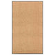 Vidaxl DOORMAT LAVABLE 90X150 CM CRAME