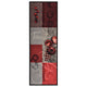 Vidaxl Cuisine Mat tomate lavable 45x150 cm