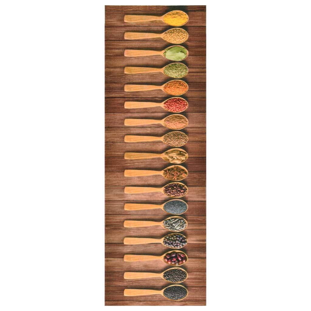 Vidaxl Kity Mat lavable Spoon 45x150 cm