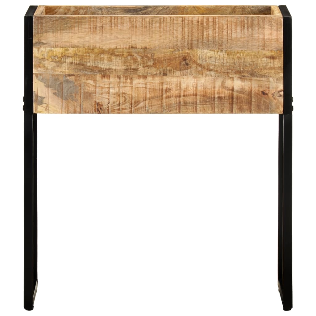 Boîte de planification Vidaxl 60x20x68 cm Wood de mangue rugueux