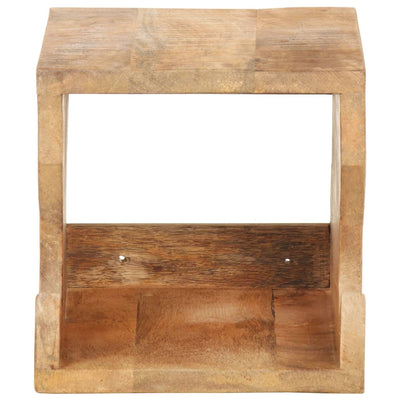 Rack à vélo de paroi Vidaxl 35x25x25 cm massif massif massif mangowood