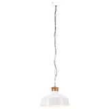 Vidaxl Hanging Lamp Industrial E27 42 cm blanc - afbeelding 3