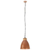 Vidaxl Hanging Lamp Industrial E27 35 cm Fer et Couleur de cuivre en bois massif