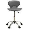 Tabouret de salon vidaxl gris en cuir artificiel