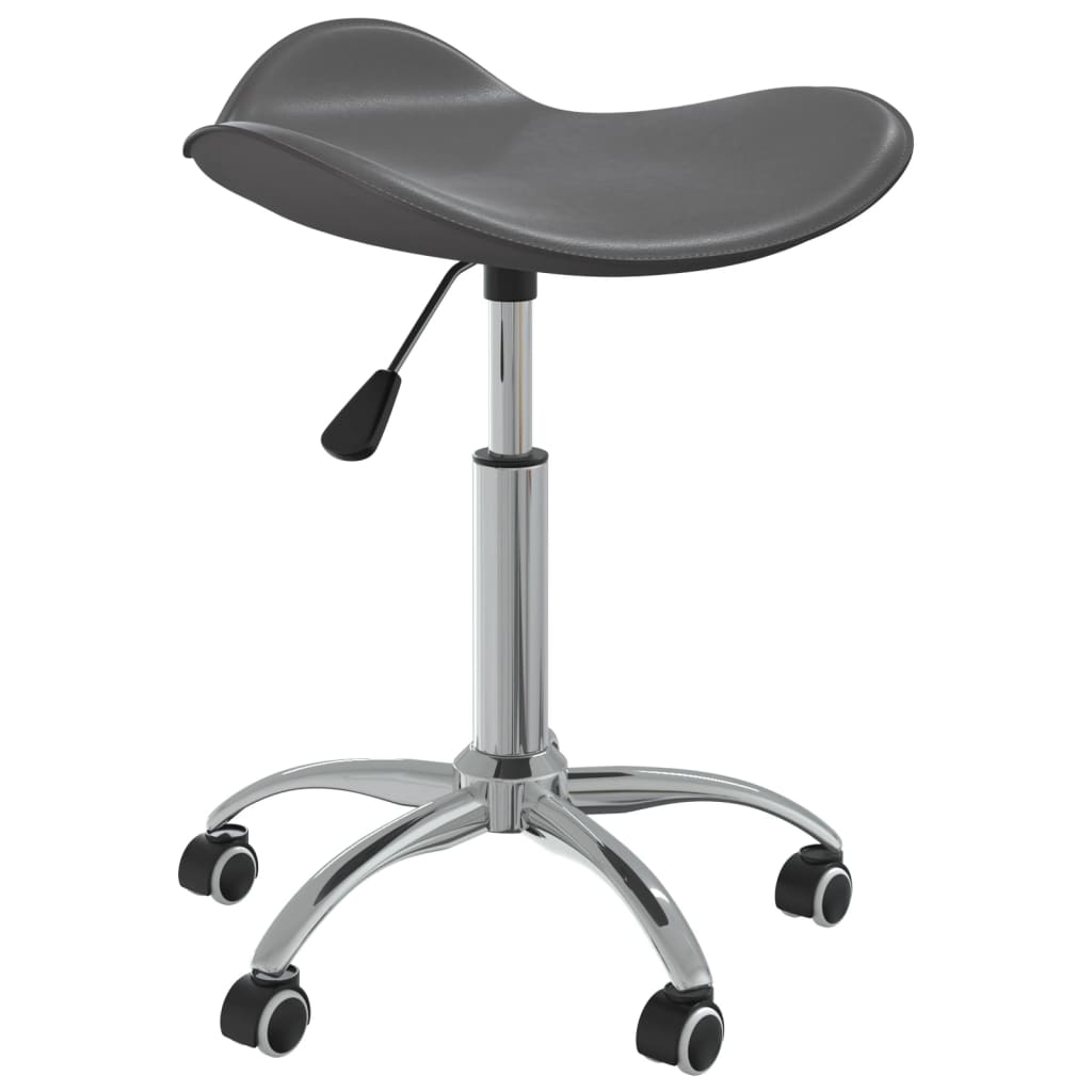VidaXL tabouret de salon simili cuir gris