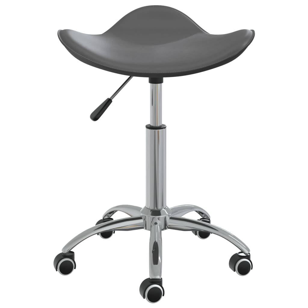 VidaXL tabouret de salon simili cuir gris