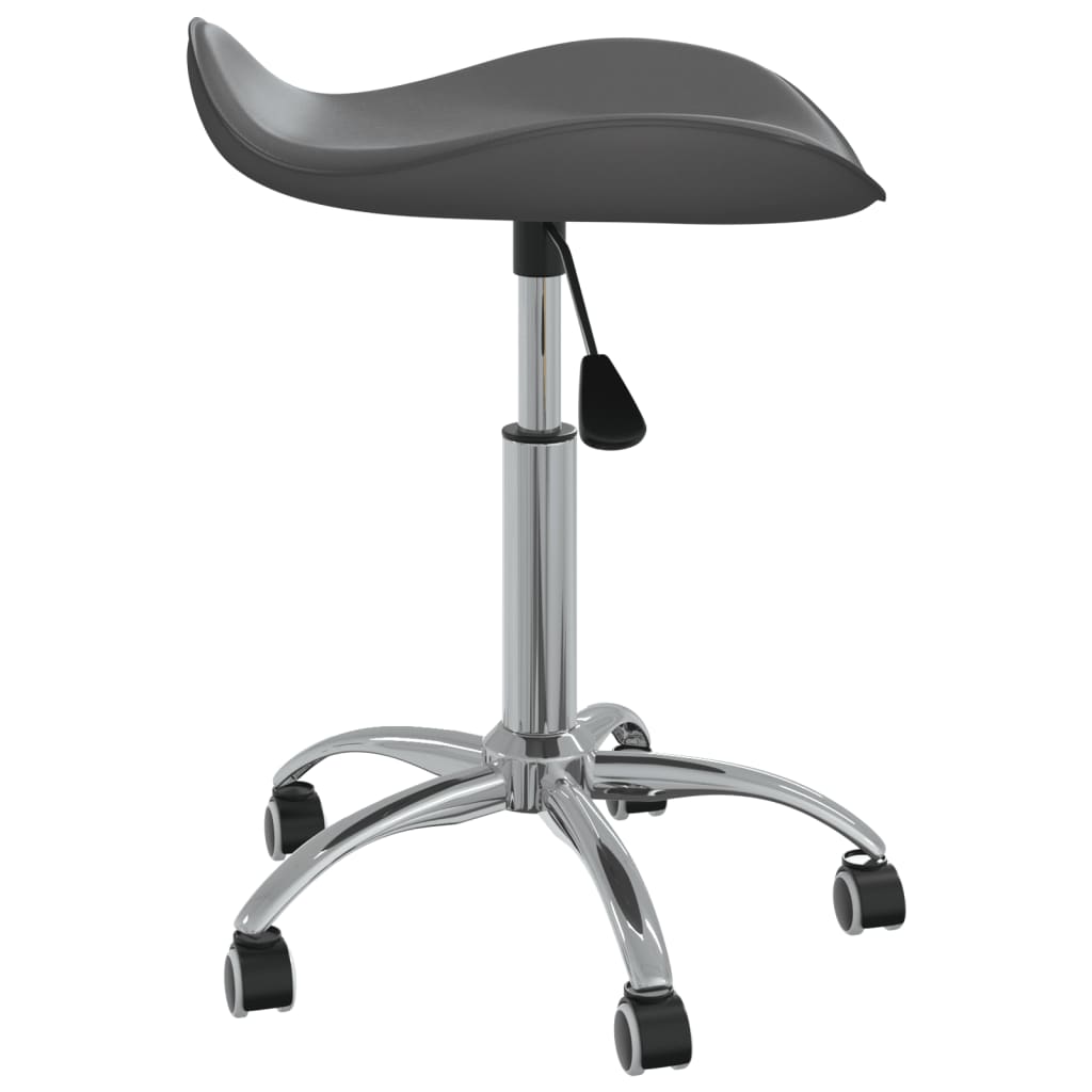 VidaXL tabouret de salon simili cuir gris