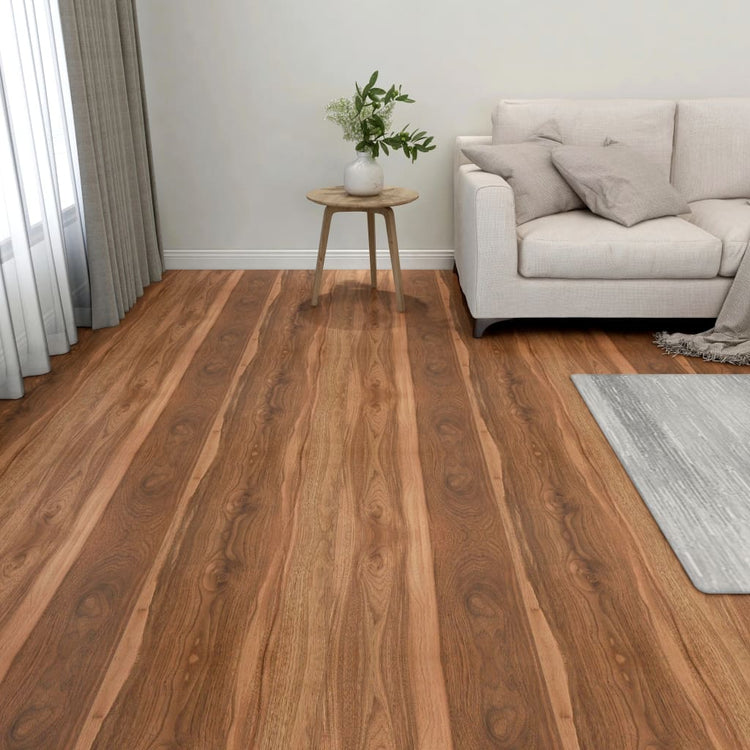 Vidaxl Floorboards auto-adhésif 55 ST 5.11 m² PVC Brown