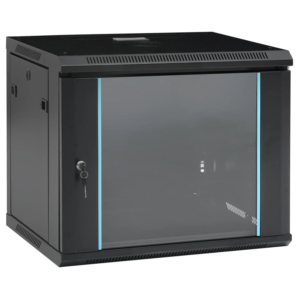 Armoire de réseau Vidaxl pour sur le mur 9 h 19 ip20 600x450x510 mm