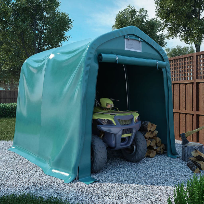 Vidaxl Garage Tente 1,6x2,4 M PVC vert