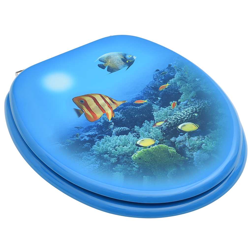 Vidaxl Toilet Seats avec couvercle 2 STS DIEPZEE MDF