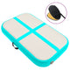 Mat de gymnastique Vidaxl avec pompe gonflable 60x100x20 cm en PVC vert