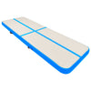 Mat de gymnastique Vidaxl avec pompe gonflable 400x100x20 cm en PVC bleu