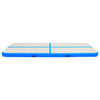 Mat de gymnastique Vidaxl avec pompe gonflable 400x100x20 cm en PVC bleu
