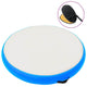 Mat de gymnastique Vidaxl avec pompe gonflable 100x100x10 cm PVC bleu