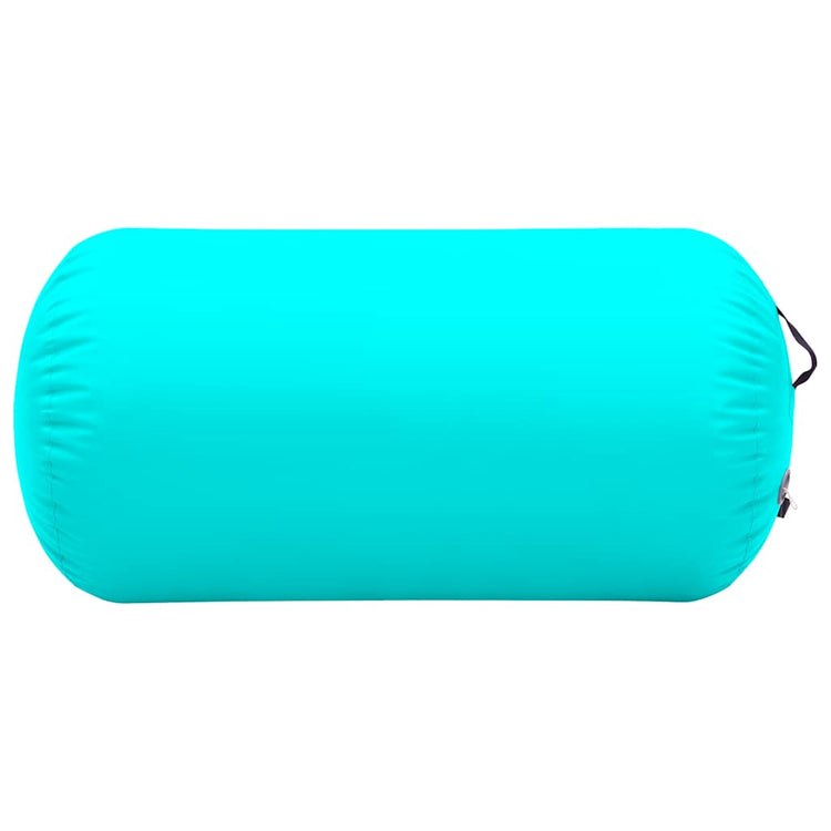 Rôle de la gymnastique Vidaxl avec pompe gonflable 120x90 cm en PVC vert