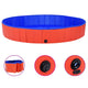 Vidaxl chien piscine pliable 200x30 cm en PVC rouge