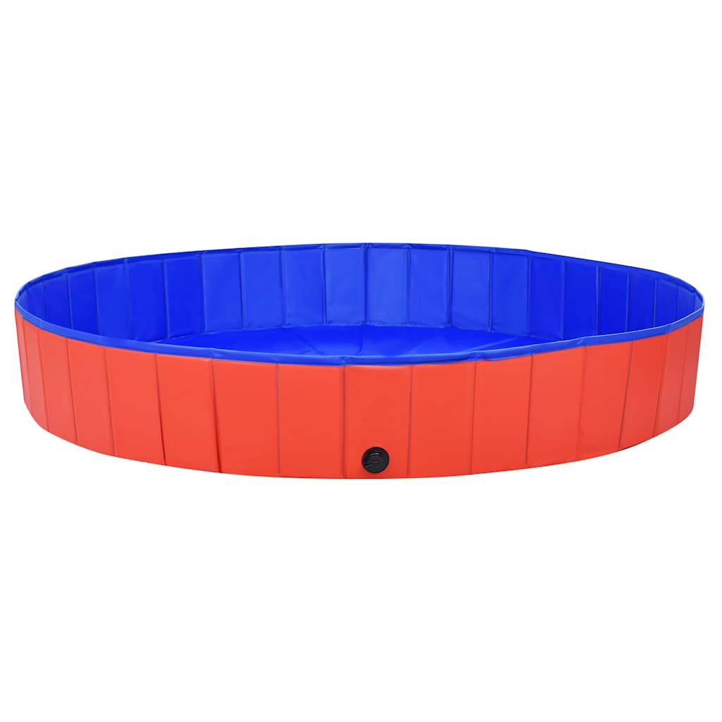 Vidaxl chien piscine pliable 200x30 cm en PVC rouge