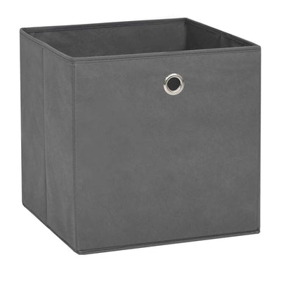 Boîtes de rangement Vidaxl 4 PCS 28X28X28 CM GREN EN TISSAUX NON TIVÉ