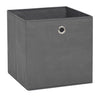 Boîtes de rangement Vidaxl 10 PCS 28X28X28 CM GREN EN TISSE NON TELOV