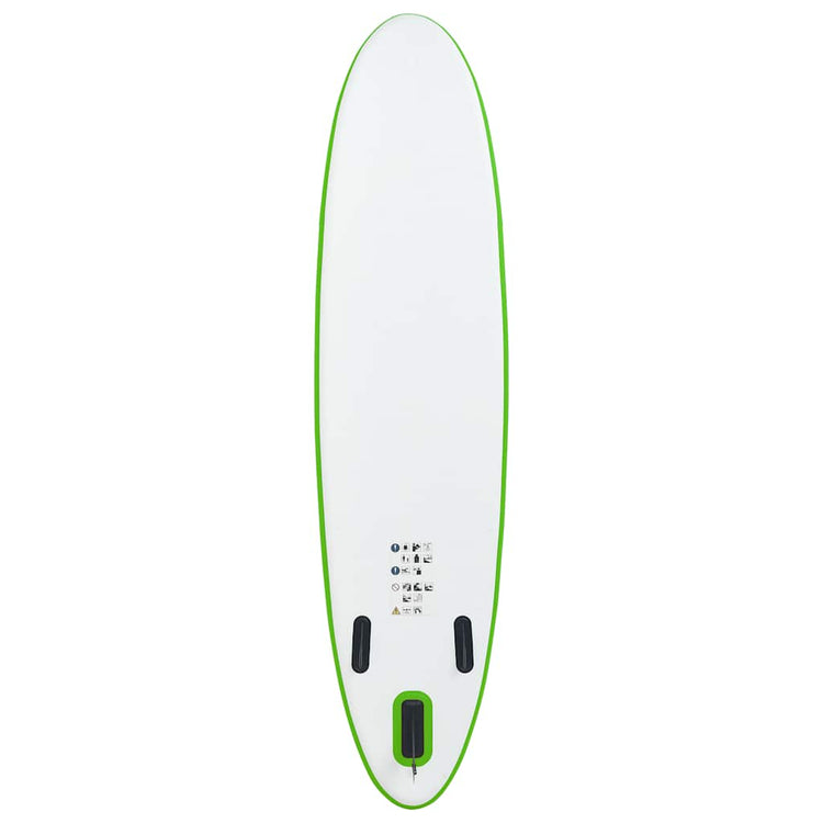 Vidaxl Stand Up Paddleboard Set Breen et blanc gonflables