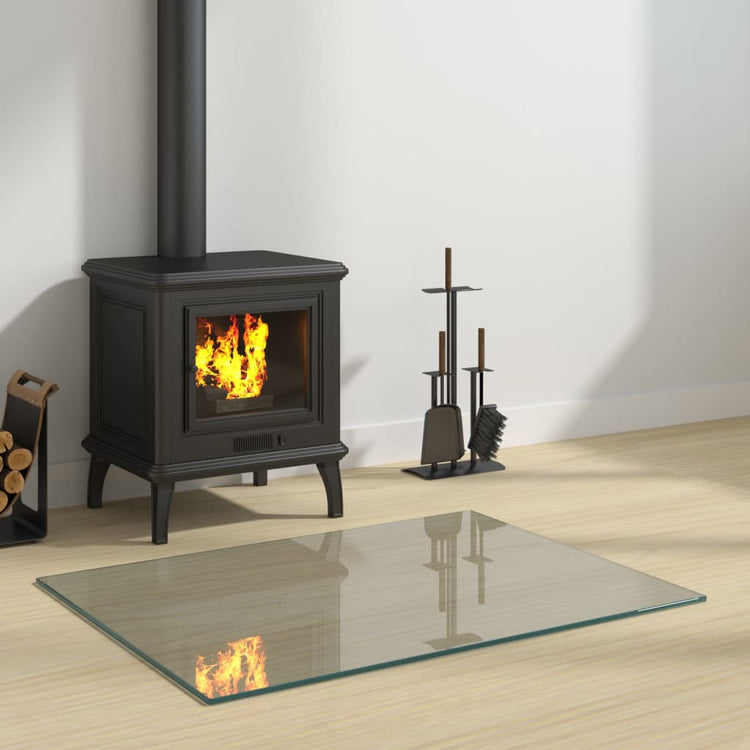 Fidaxl Glass Plate Foyer rectangulaire 80x60 cm