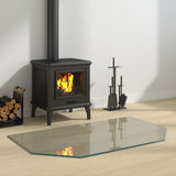 Vidaxl Glass Plate Foyer hexagonal 100x60 cm - afbeelding 1