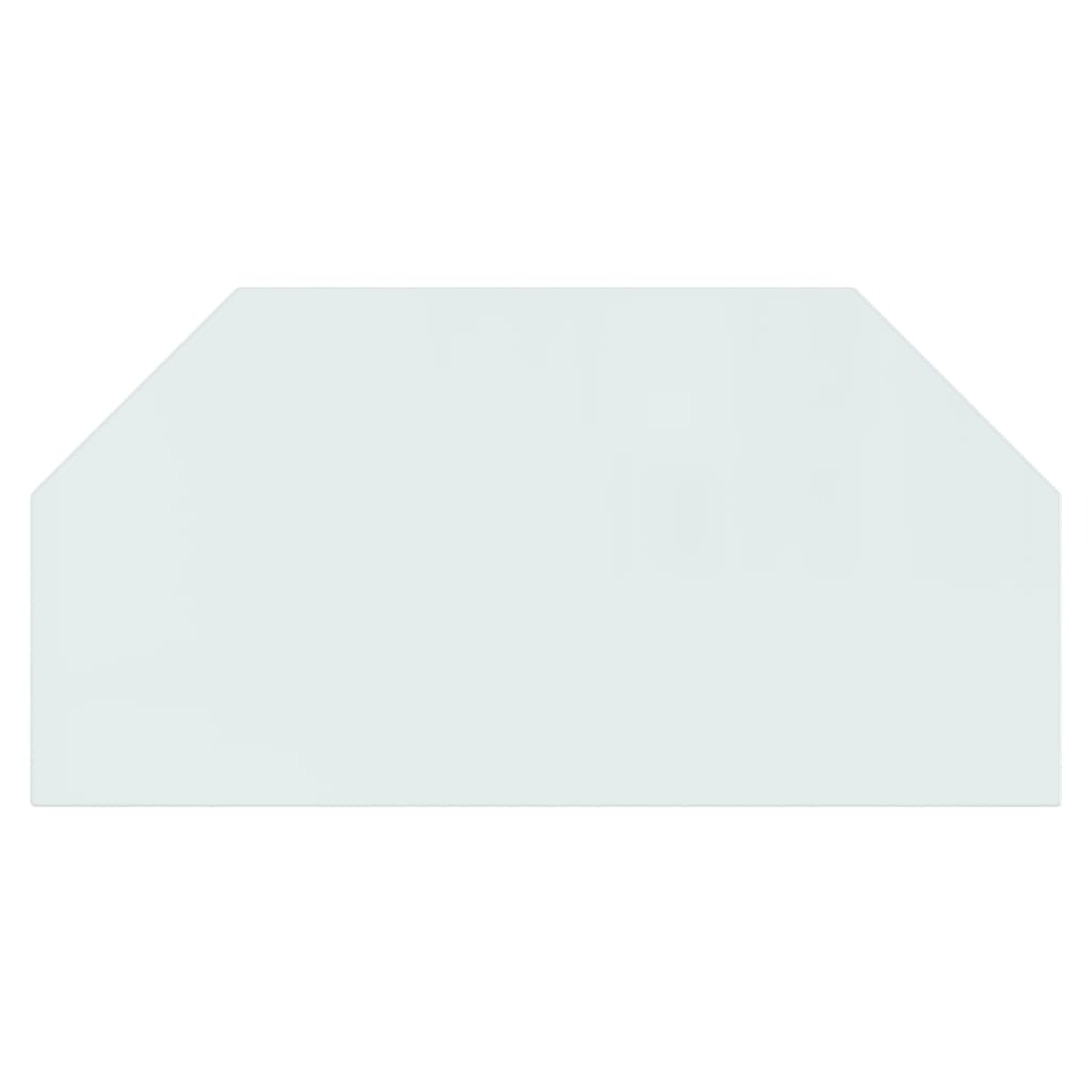Vidaxl Glass Plate Foyer hexagonal 100x50 cm