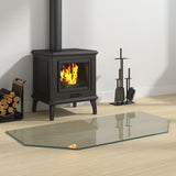 Vidaxl Glass Plate Foyer hexagonal 100x50 cm - afbeelding 1