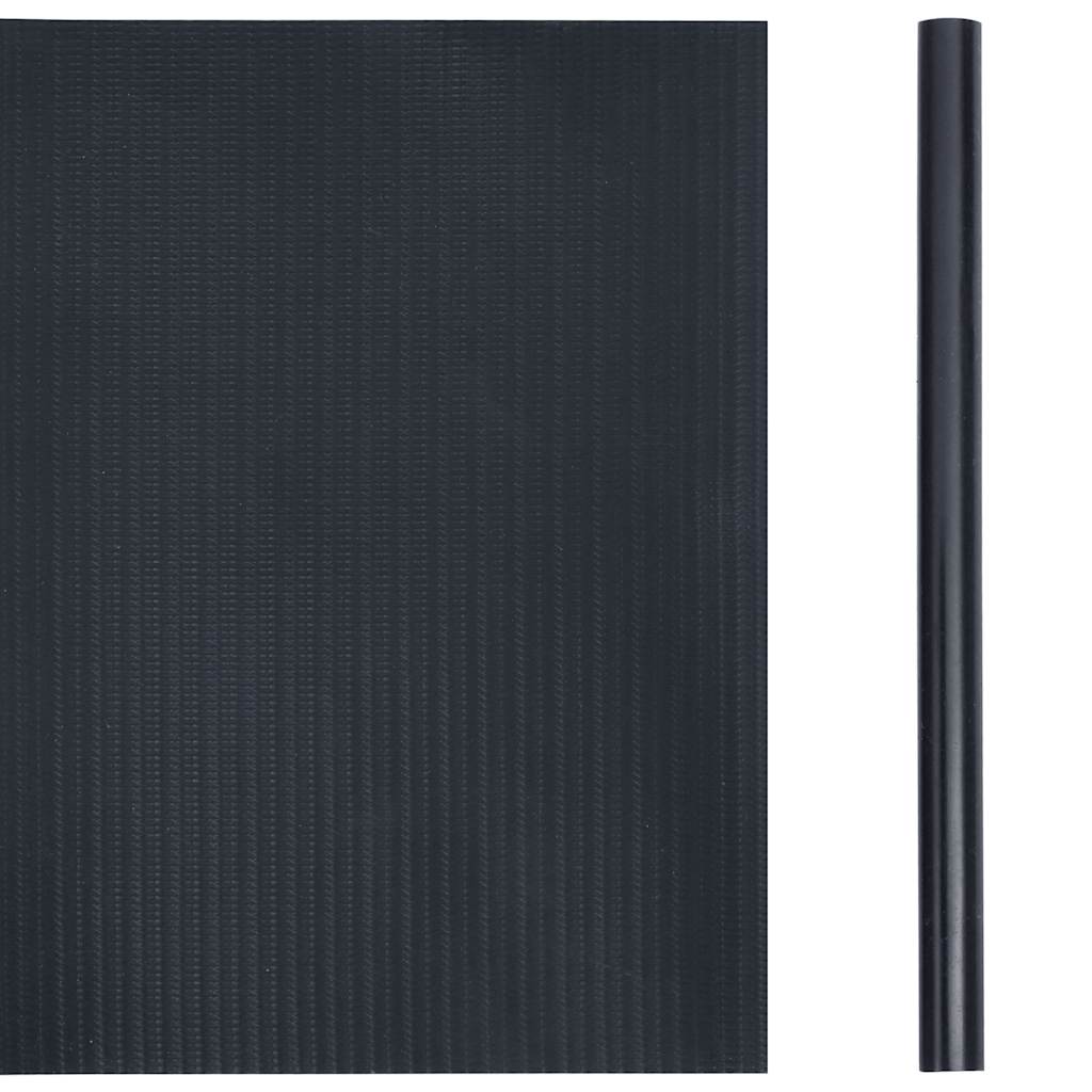 Vidaxl Garden Screens 4 St 35x0.19 M PVC Matt Gris foncé