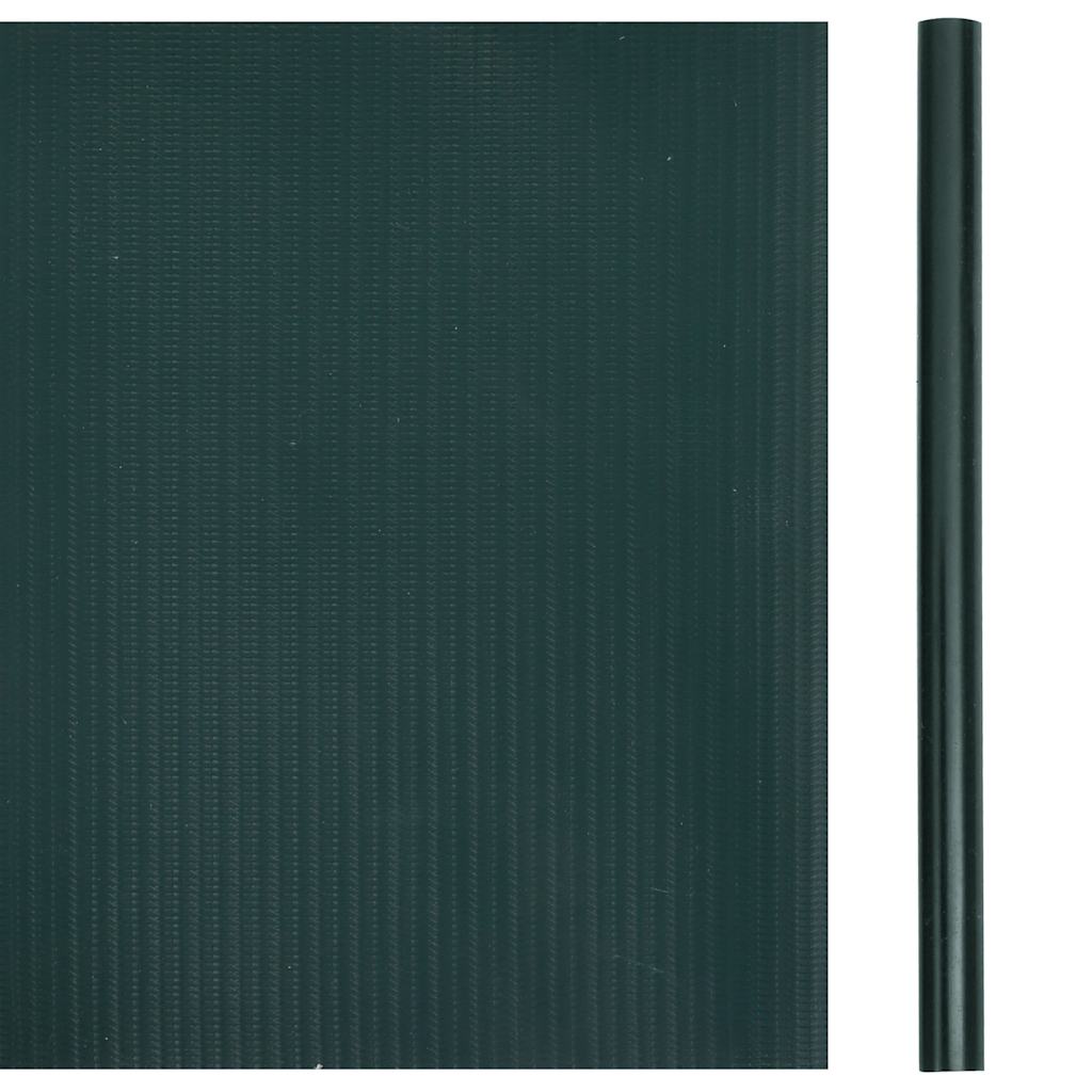 Vidaxl Garden Screen 35x0.19 M PVC Matgroen