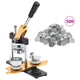 Vidaxl Machine à bouton exécuté Déjeuner avec 500 pièces de bouton ST 37 mm