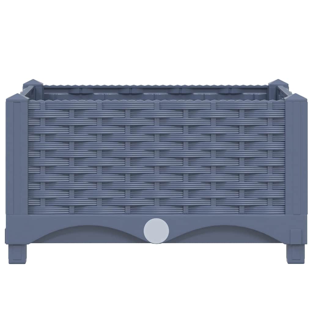 Planter Vidaxl surélevé 40x40x23 cm en polypropylène