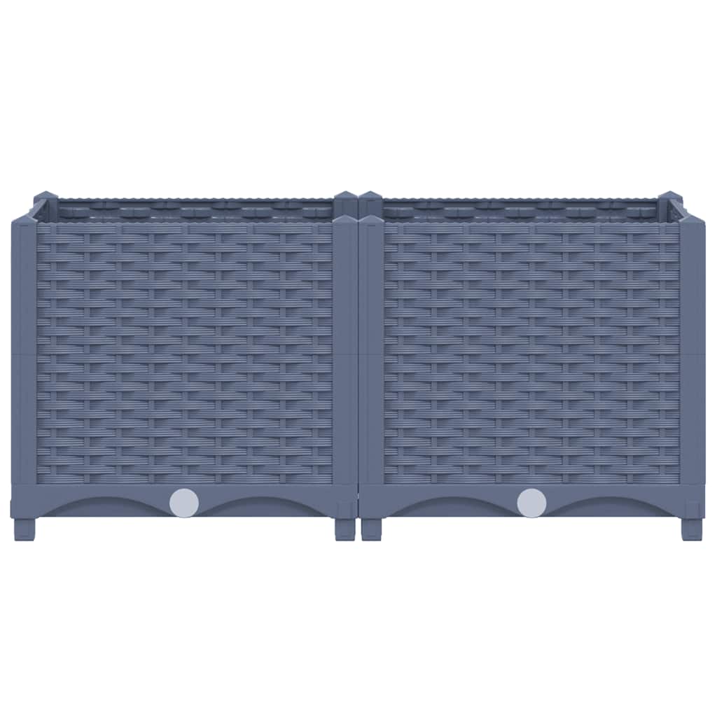 INSTERT PLANTER VIDAXL 80X40X38 CM Polypropylène