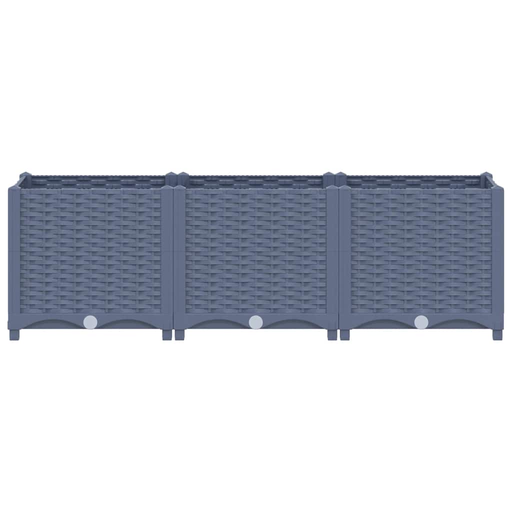 Vidaxl Planter enlevé 120x40x38 cm en polypropylène