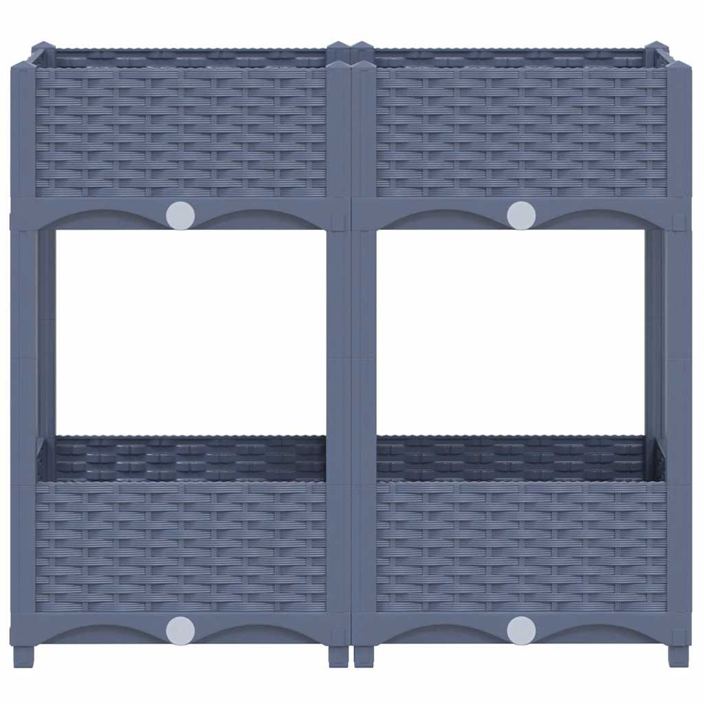 Vidaxl Planter surélevé 80x40x71 cm en polypropylène