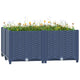Vidaxl Planter surélevé 80x80x38 cm en polypropylène