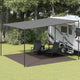 Tapis de tente Vidaxl 400x400 cm anthracite -colored