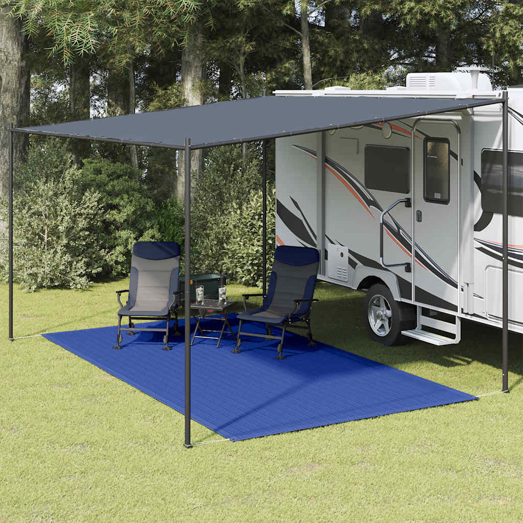 Tapis de tente Vidaxl 250x450 cm bleu
