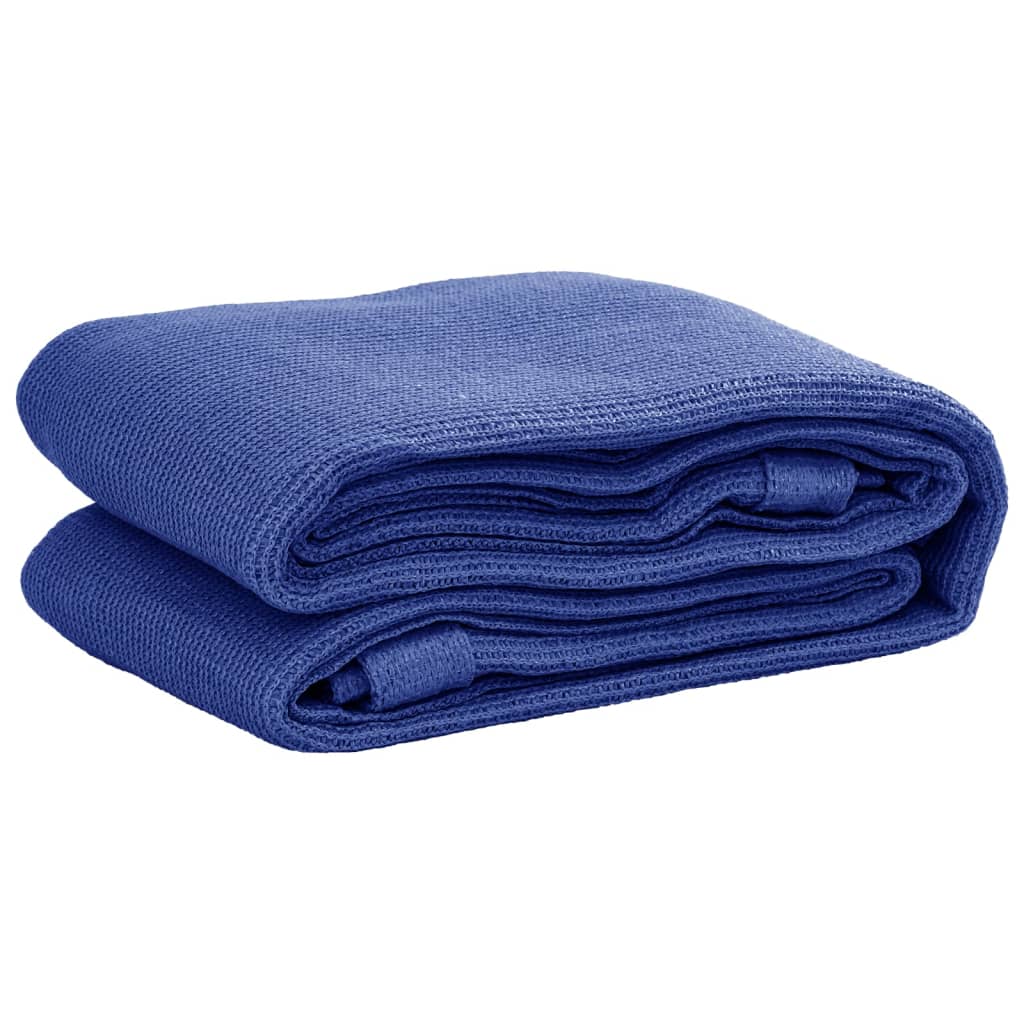 Tapis de tente Vidaxl 400x400 cm bleu HDPE