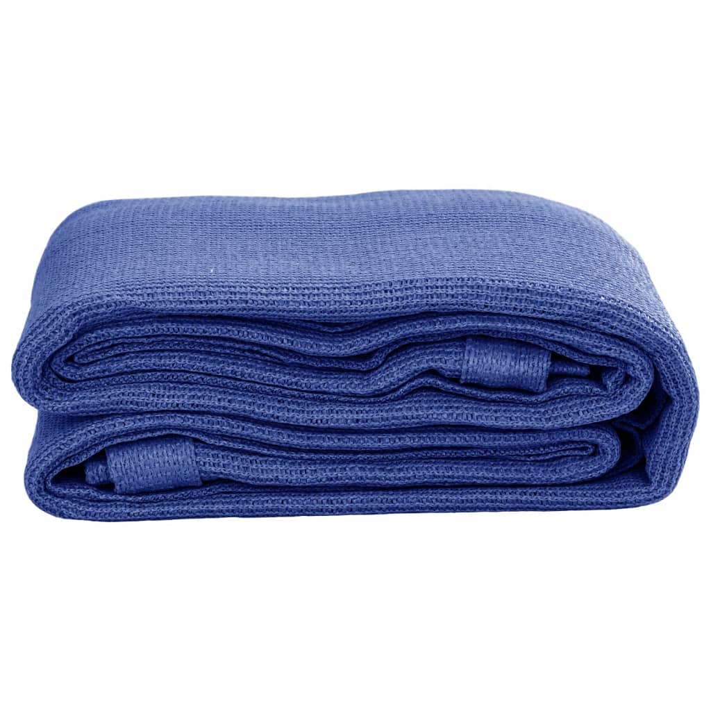 Tapis de tente Vidaxl 400x400 cm bleu HDPE