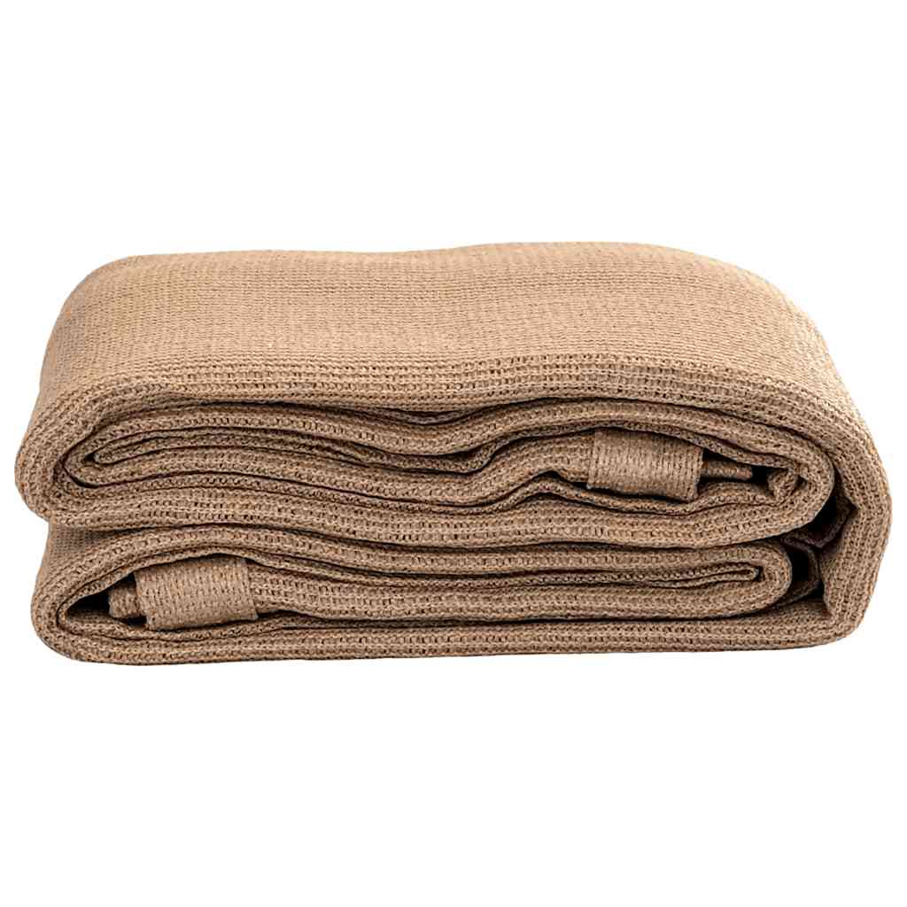 Tapis de tente Vidaxl 200x200 cm taupe
