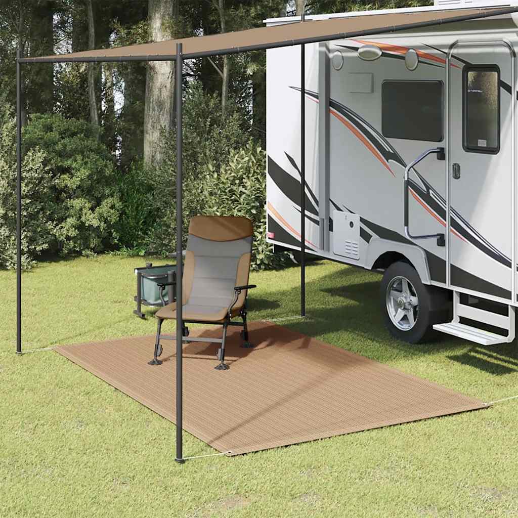 Tapis de tente Vidaxl 200x300 cm taupe