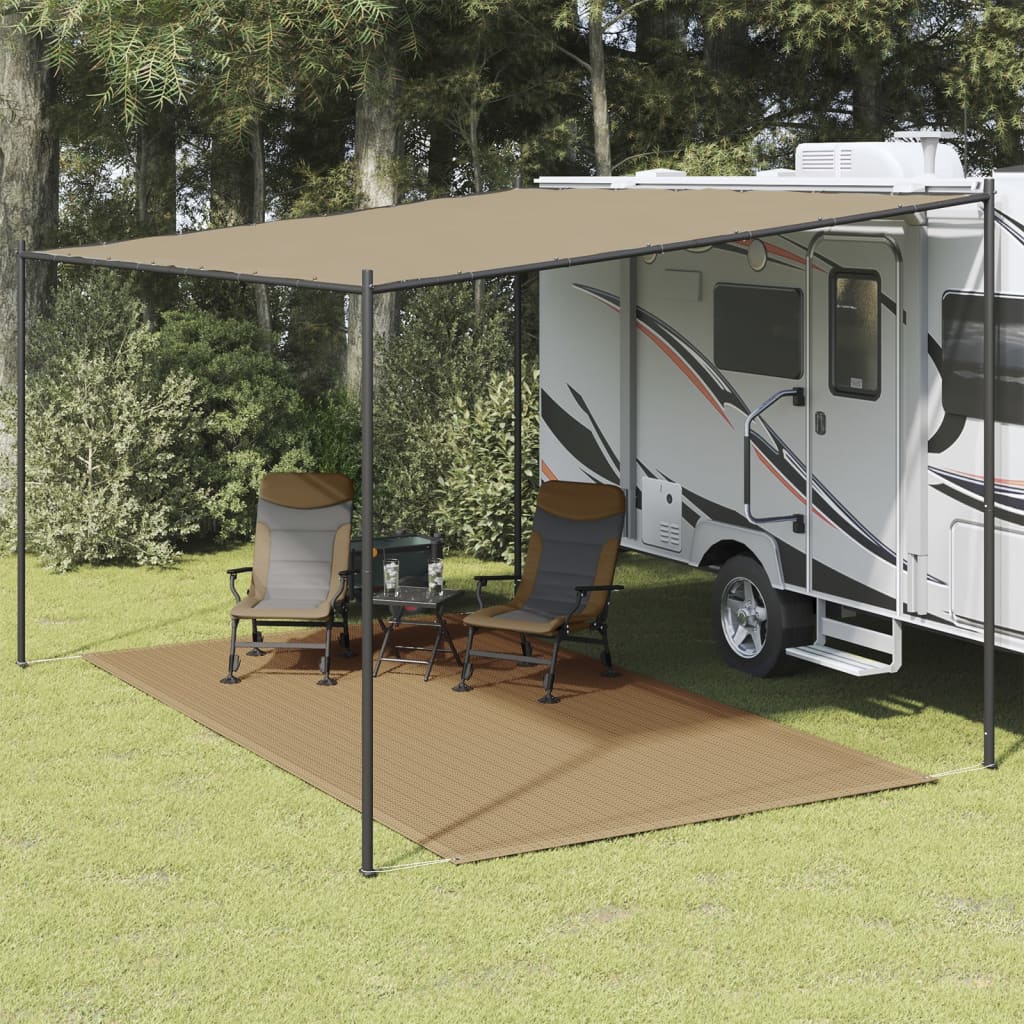 Tapis de tente Vidaxl 250x350 cm taupe