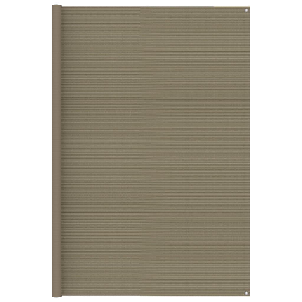 Tapis de tente Vidaxl 250x500 cm taupe